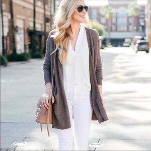 Madewell Brown Cardigan Sweater Relaxed Fit